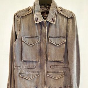 Diesel Jean Military Cargo Jacket with cute cuffs